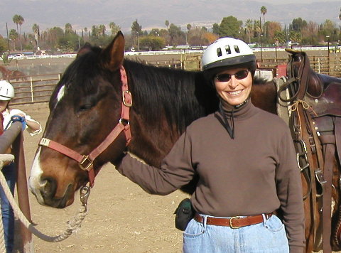 Judy with horse