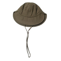 Hansel from Basel Washed Cotton Tulip Bucket Hat in Olive