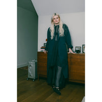 Henrik Vibskov Dimout Long Coat in Navy