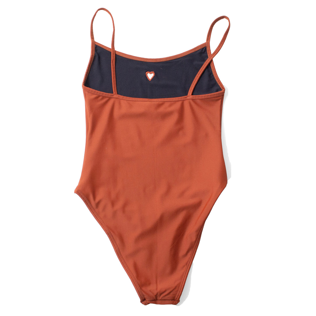 Baserange Heart Swim Body in Marocco Brown