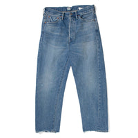 Chimala 13.5oz Selvedge Denim Wide Tapered Cut in Vintage Light