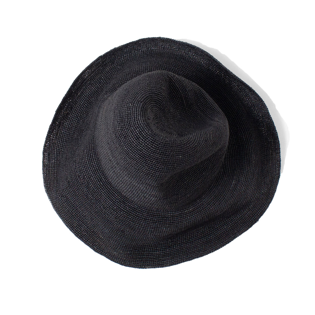 Evam Eva Raffia Hat in Black