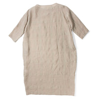 Evam Eva Linen Ramie One-Piece in Beige