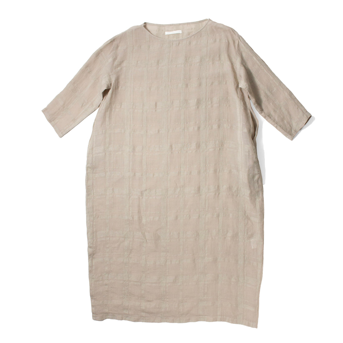 Evam Eva Linen Ramie One-Piece in Beige