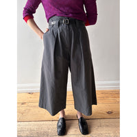 MHL. Wide Leg Culottes in Lead