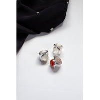 Nomia Carved Nautilus Shell Ring in Crystal