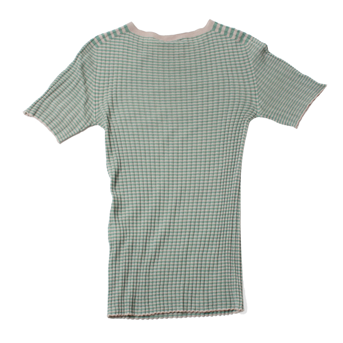 Kallmeyer Eaton Seamless Tee in Jade Stripe