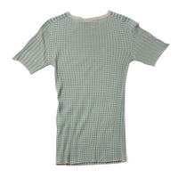 Kallmeyer Eaton Seamless Tee in Jade Stripe