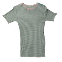 Kallmeyer Eaton Seamless Tee in Jade Stripe