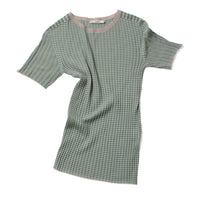 Kallmeyer Eaton Seamless Tee in Jade Stripe