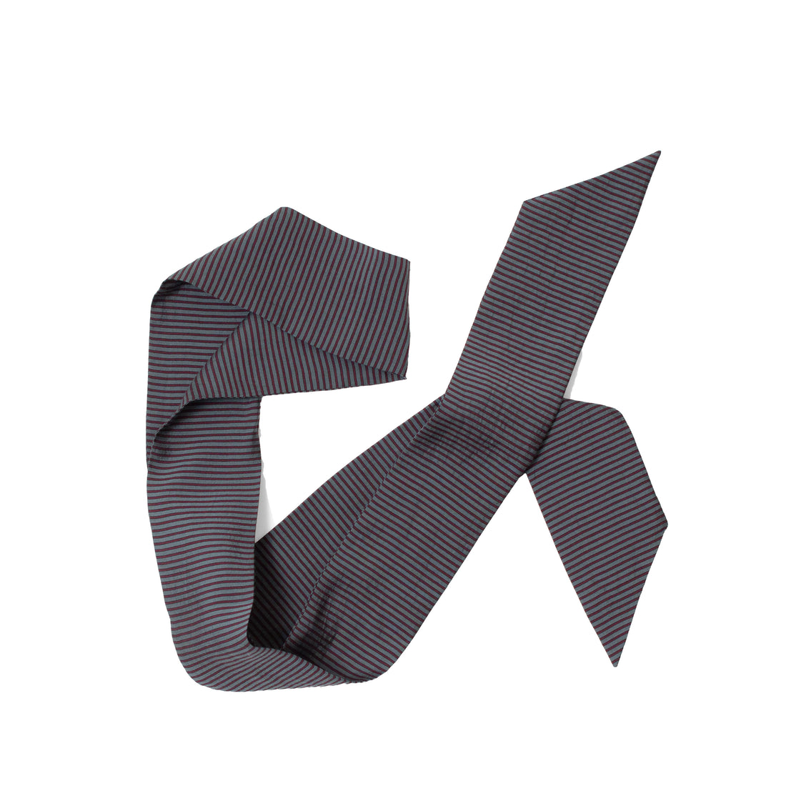 Nicholson & Nicholson Loop Scarf in Grey/Wine
