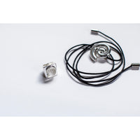 Nomia Carved Nautilus Shell Ring in Crystal