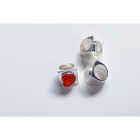 Nomia Carved Nautilus Shell Ring in Crystal