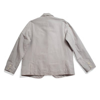 Pas de Calais High Density Linen Cotton Jacket in Grey