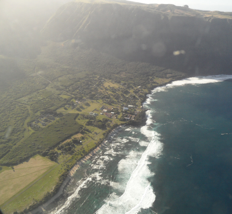 Kaalaupapa from the air